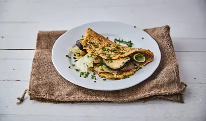 Protein omlett pirított zöldséggel