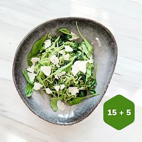 USUI konjak tészta spenóttal, szénhidrátmentes15+5 ingyenes