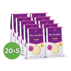 Balíček Slim Pasta nudle bez nálevu 20+5 zdarma