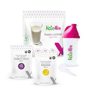 Protein-Drink Banane mit Waldfrüchten – 35 Portionen