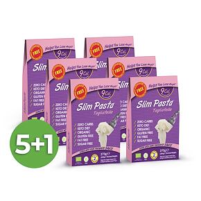 Výhodný balíček konjakových Slim Pasta tagliatelle BIO v nálevu 5+1 ZDARMA