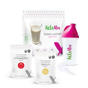 Proteinový nápoj Jahodový milkshake – 35 porcí