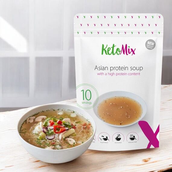 Asiatische Protein-Suppe – neue Formel (10 Portionen)