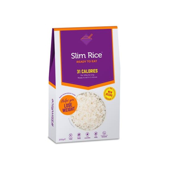 Konjaková rýže bez nálevu 200 g (31 kcal, 7 g sacharidů)