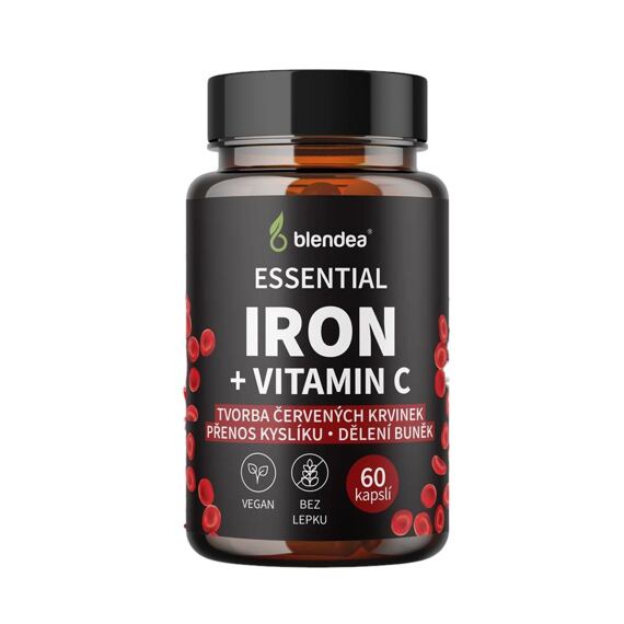 Železo + vitamin C (60 kapslí) - Blendea