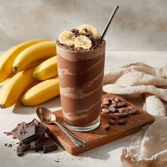 Proteinshake Banane in Schokolade – 35 Portionen