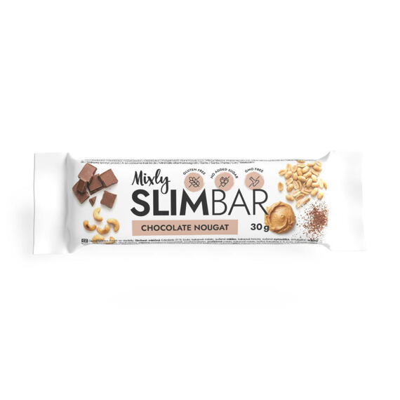 Slimbar Proteinová tyčinka Čokoláda a nugát 14 x 30g