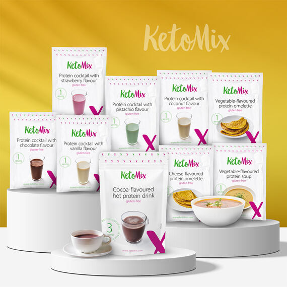 Ketogén diéta – 25 egyadagos csomag utazáshoz vagy irodába