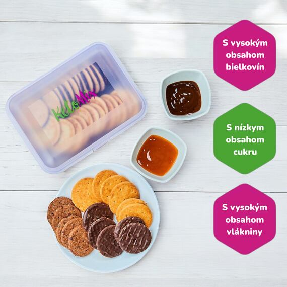 Proteínové kakaové sušienky s kúskami čokolády (30 sušienok)