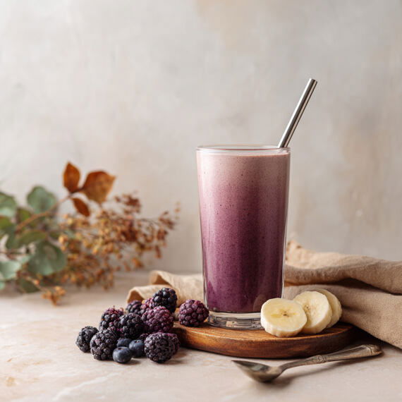 Fehérjeturmix Banán és erdei gyümölcs – 35 adag