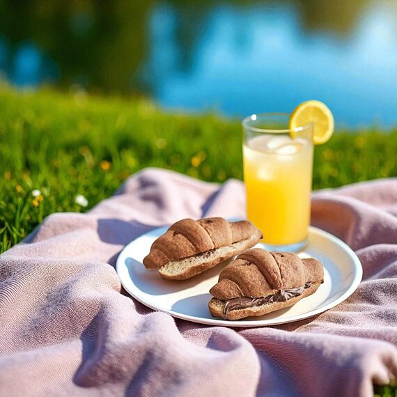 Protein croissant kakaós töltelékkel (6 adag)