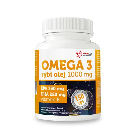 Omega 3 rybí olej (150 kapslí) -  Nutricius