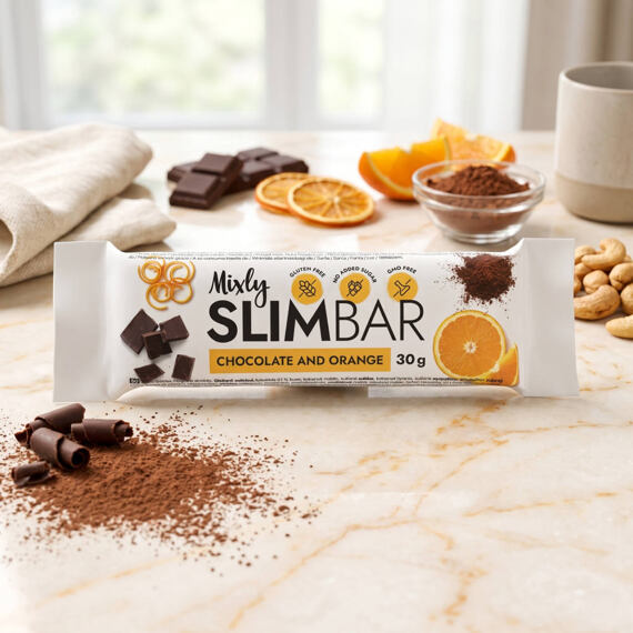 Slimbar Proteinová tyčinka Čokoláda a pomeranč 14 x 30g