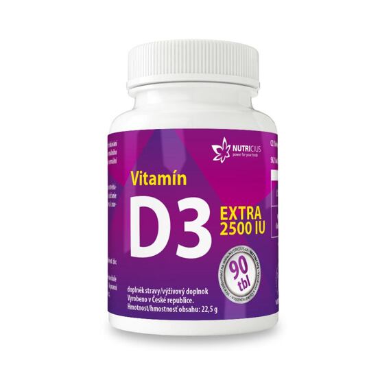 Vitamin D3 EXTRA (90 tablet) - Nutricius